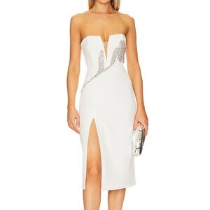 Bardot Ambiance Midi dress white XS